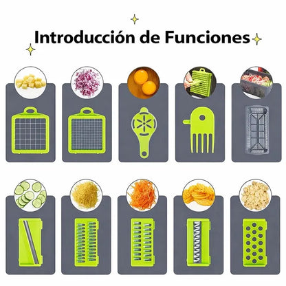 PICADOR MULTIFUNCIONAL 7 EN 1 🔪🧅