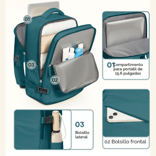 Bolso Viral Viajero - Ahorra en tu boleto aéreo y viaja mas ligero - 4 Colores
