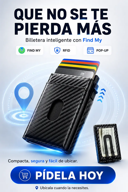Billetera inteligente con GPS