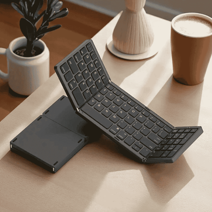 Teclado Inalámbrico Plegable: ALFA NUMÉRICO ¡Convierte cualquier espacio en tu oficina!