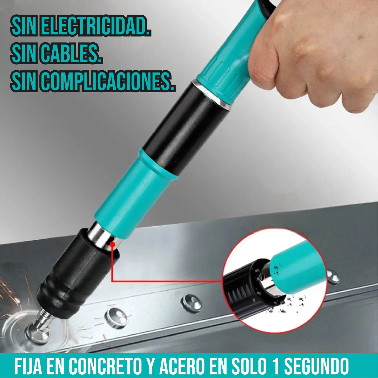 Pistola de impacto - Gratis 20 Clavos de impacto