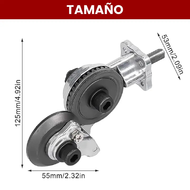 Cortador de laminas adaptador para taladro