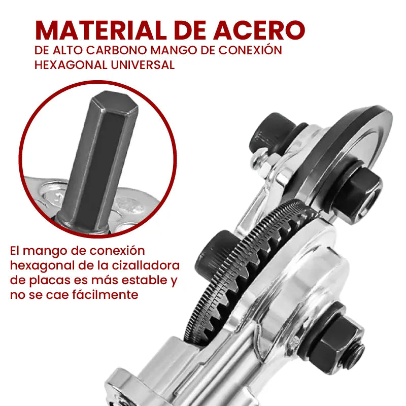 Cortador de laminas adaptador para taladro