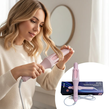 RIZADOR GIRATORIO |  Ondas y rizos perfectos desde tu casa, sin gastar en salón 💕