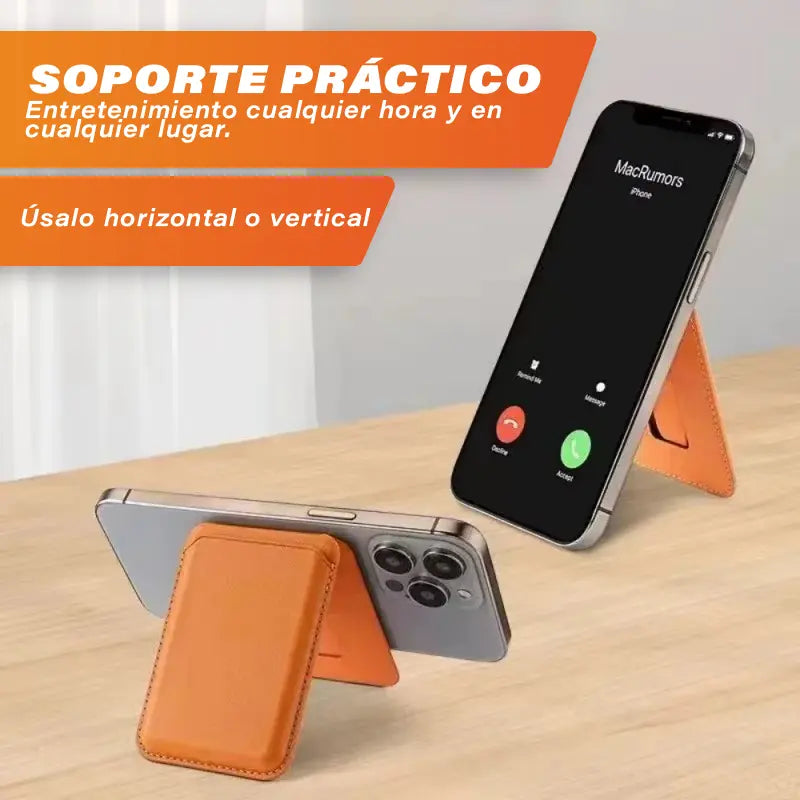 MAGSAFE Tarjetero magnético plegable: protección y organización en un solo accesorio💳