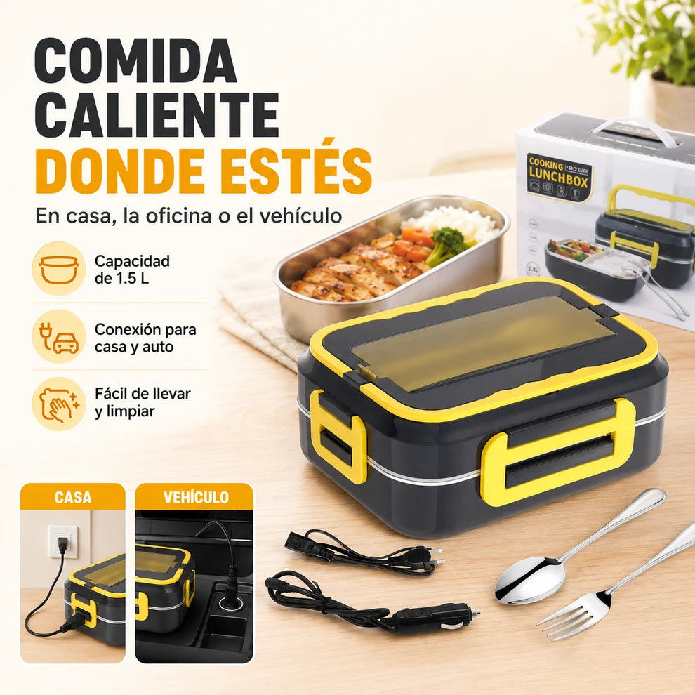 Lonchera Eléctrica 3 en 1 | Comida caliente estés donde estés 🍱