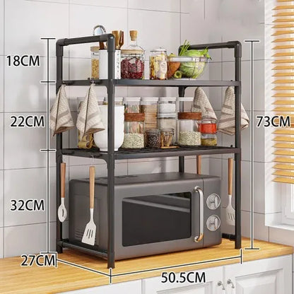 Estante Organizador para Microondas Cod.YH506-2 – Más Orden y Espacio en tu Cocina
