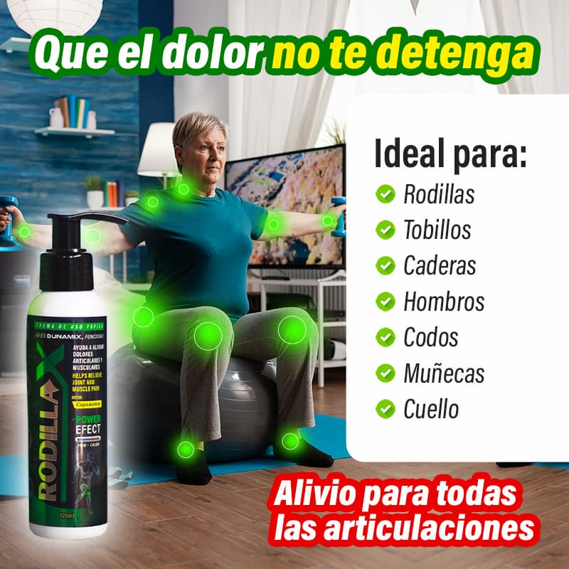 Rodillax | Potente Gel FRÍO Y CALOR para el alivio del dolor de Rodillas