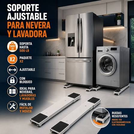 Soporte Móvil para Lavadora y Electrodomésticos – Muévelos Fácil y Seguro