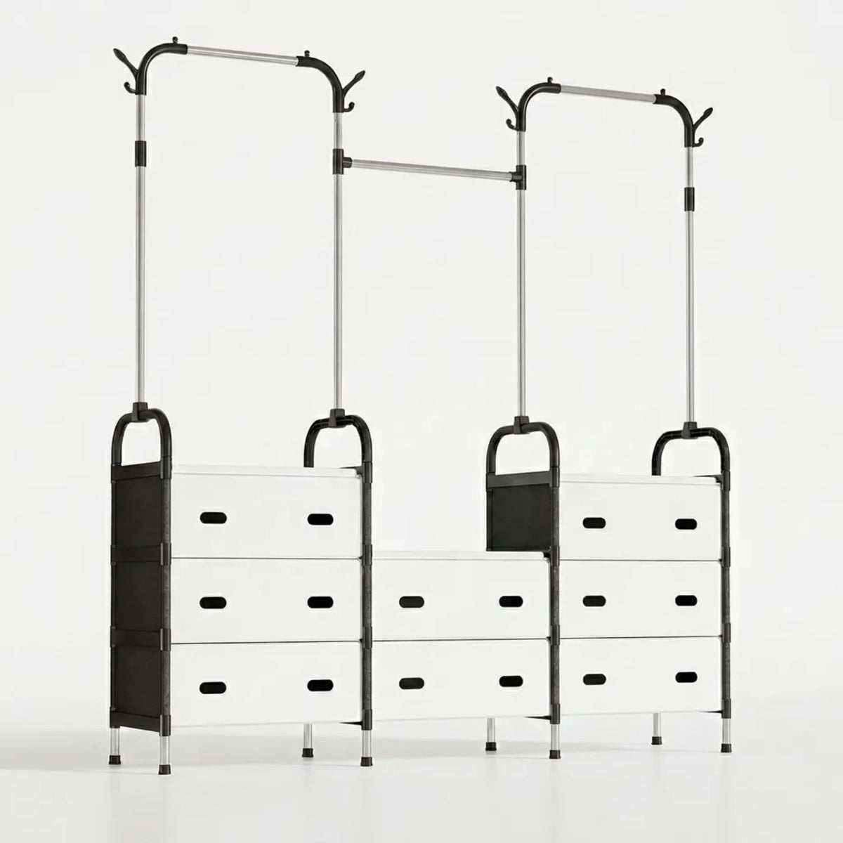 Perchero Organizador con 8 Cajones Cod.LM127-5 – Ropa, Zapatos y Accesorios en un Solo Lugar